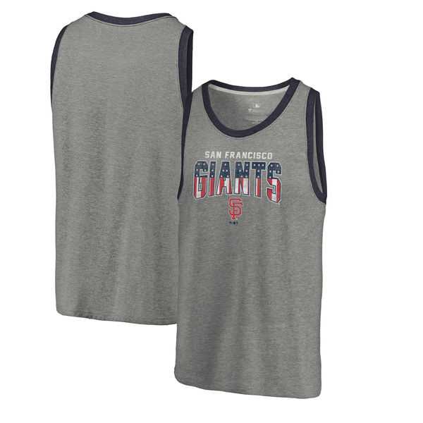 San Francisco Giants Fanatics Branded Freedom Tri-Blend Tank Top - Heathered Gray,We sell and wholesale San Francisco Giants Fanatics Branded Freedom Tri-Blend Tank Top - Heathered Gray on line form chian!